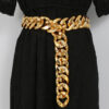 Gold Thick Chain Waist Belt