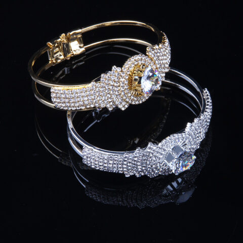 Zircon Full Diamond Stainless Steel Bracelet