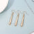 Long Drop Earrings with Ear Clips