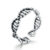 DNA sterling silver ring