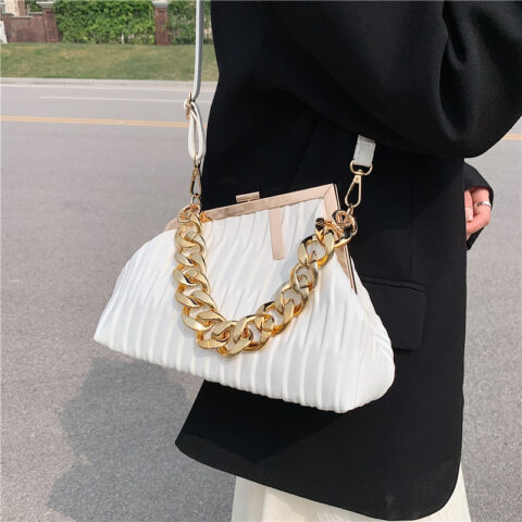 Ins Thick Chain Crossbody Shoulder Bag