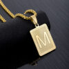 26 Initial Letter Fashion Stainless Steel Pendant Necklace