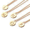 Stylish Stainless Steel Initial Pendant Necklace