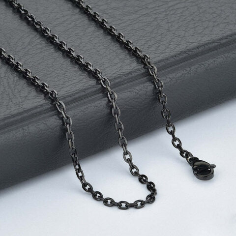 Stainless Steel Cross Chain Pendant Necklace