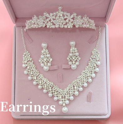 Majestic Crown and Pearl Necklace