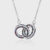 Double Ring Clavicle Chain Necklace