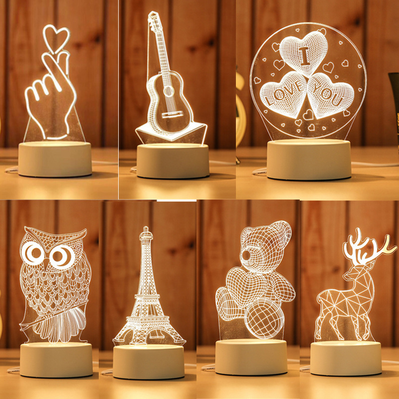 Transform Your Bedroom Ambiance with the Creative Electronic Night Light Gift Lamp