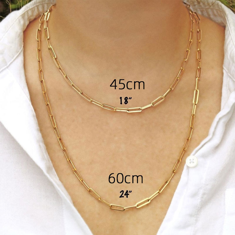 Clip Thick Chain Necklace: Bold Unisex Jewelry for All Occasions