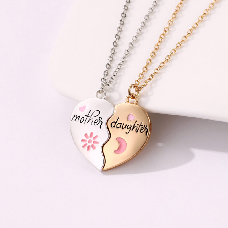 2PCS Mother Daughter Necklace Set - Mother’s Day Gift, daughter day gift