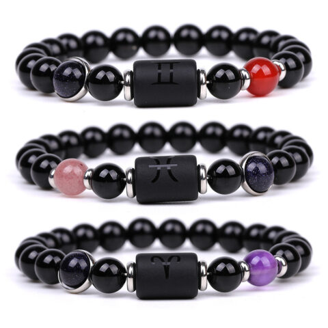 Twelve Constellations Zodiac Bracelets