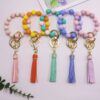 Silicone Beads Key Pendants Bracelet