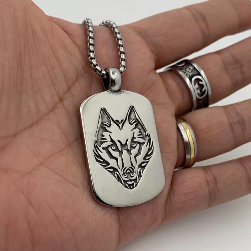 Viking Wolf Pendant