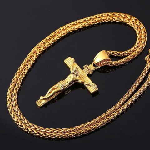 Bold Cross Necklace for Men