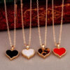 Love Heart Necklace Clavicle Chain