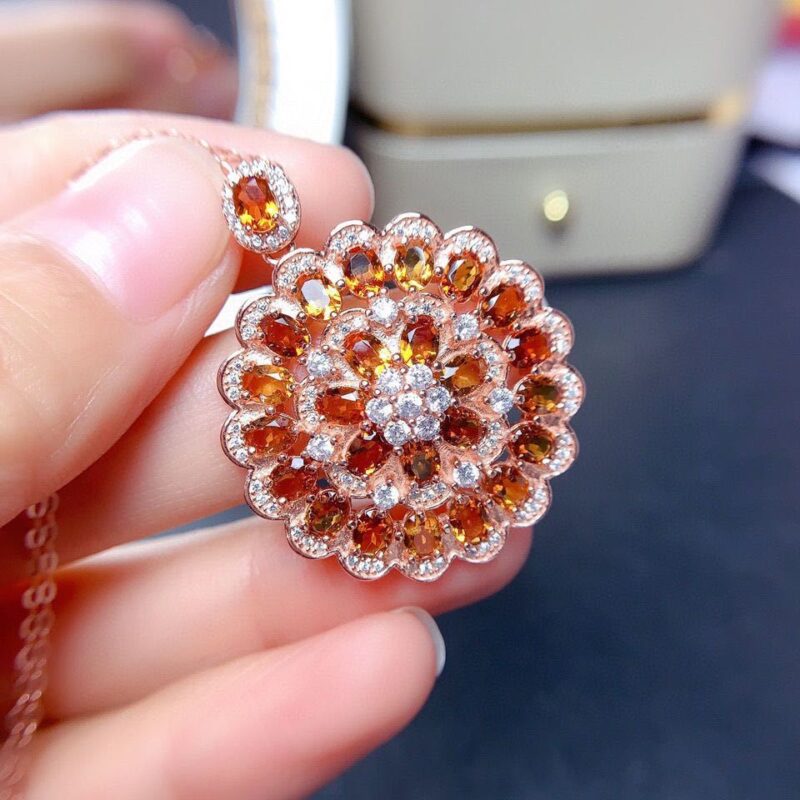 Natural Brazilian Citrine Pendant