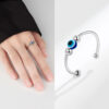 Turnable Decompression Anxiety Fish Eye Ring