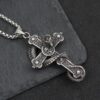 Cross Dragon Pendant Necklace