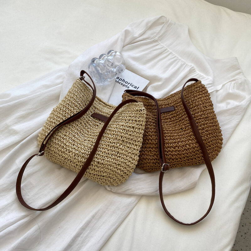 Vacation Straw Tote Bag