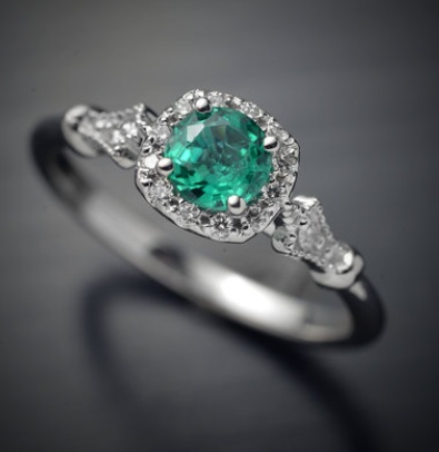 Green Gemstone Ring