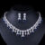 Luxury Water Drop Zircon Jewelry Set